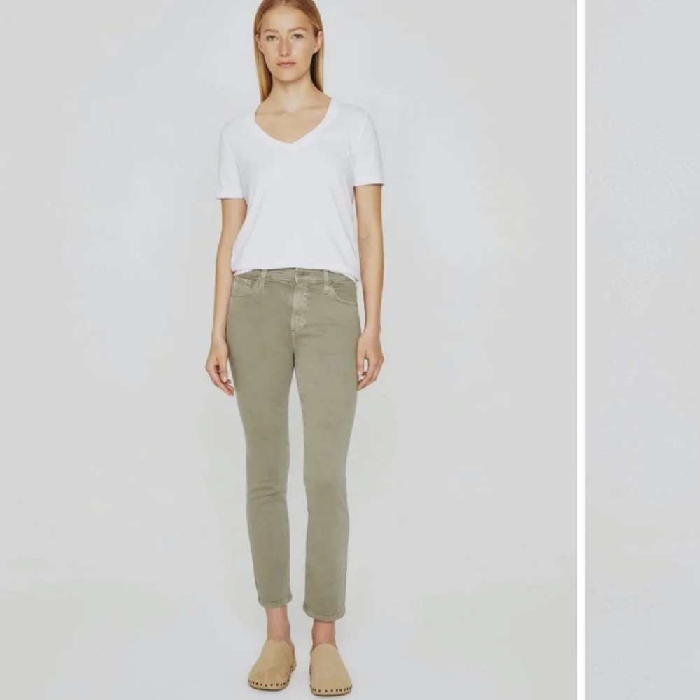 AG Mari high rise slim crop jeans 25